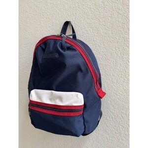 TOMMY HILFIGER Y2k NAVY BLUE‎ RED WHITE BACKPACK UNIQUE & RARE COLOR COMBO